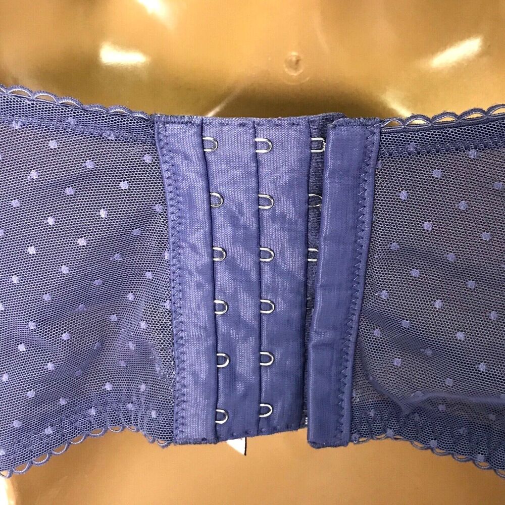 Victoria's Secret 32DD Bra Dream Angel Corset Lined Demi Double Bustier Lace - Picture 10 of 12